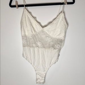 Cream bodysuit Emory Park